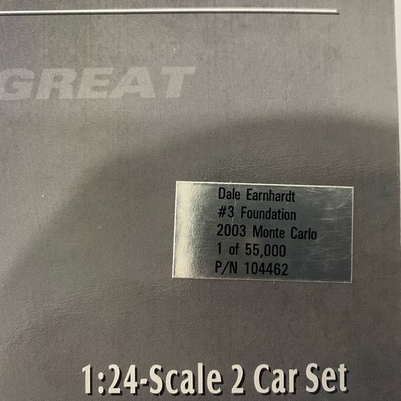 Dale Earnhardt #3 Foundation Legacy 2003 Chevrolet Monte Carlo 1:24 Action - Picture 5 of 5